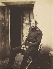 Lt. Colonel Prince Edward of Saxe Weimar; Roger Fenton, English, 1819 - 1869, 1856; Salted paper print; 20.6 x 15.9 cm