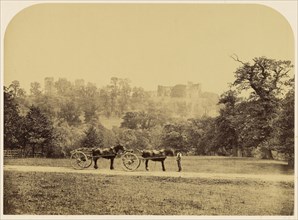 Hardwick Hall, from the Park; Roger Fenton, English, 1819 - 1869, England; about 1858; Albumen silver print