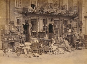 Old Curiosity Shop - Bury St. Edmunds; John Dixon Piper, Scottish, active 1850s - 1860s, Bury St. Edmunds, England; about 1860