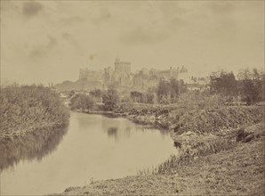 Windsor Castle - From the Meadows; Arthur James Melhuish, English, 1829 - 1895, Windsor, Great Britain; 1856; Albumen silver