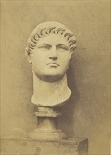 Bust of Nero; Roger Fenton, English, 1819 - 1869, about 1854 - 1858; Salted paper print; 31.1 x 22.7 cm 12 1,4 x 8 15,16 in