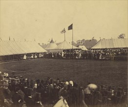 Reception of the Address by her Majesty; Roger Fenton, English, 1819 - 1869, July, 1860; Albumen silver print