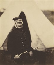 Lt. General Sir Richard England, K.C.B; Roger Fenton, English, 1819 - 1869, 1855; Salted paper print; 18.4 x 15.2 cm