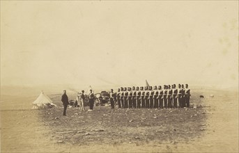 Lt. General Sir John Campbell and the Remains of the Light Company of the 38th Regiment; Roger Fenton, English, 1819 - 1869