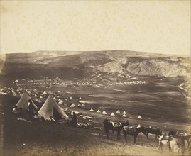 Calvary Camp, Balaklava; Roger Fenton, English, 1819 - 1869, 1855; Albumen silver print