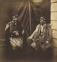 Discussion between Two Croats; Roger Fenton, English, 1819 - 1869, 1855; Albumen silver print