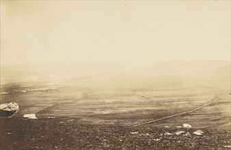 Plains of Balaklava III; Roger Fenton, English, 1819 - 1869, 1855; Albumen silver print