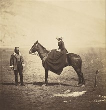 Henry Duberly Esq., Paymaster, 8th Hussars & Mrs. Duberly; Roger Fenton, English, 1819 - 1869, 1855; Albumen silver print