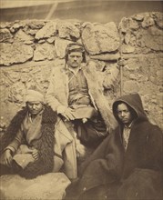 Group of Croat Chiefs; Roger Fenton, English, 1819 - 1869, 1855; Salted paper print; 19.2 x 15.7 cm 7 9,16 x 6 3,16 in