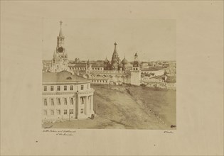 Little Palace and Battlements of the Kremlin; Roger Fenton, English, 1819 - 1869, Moscow, Russia; 1852; Albumenized salted