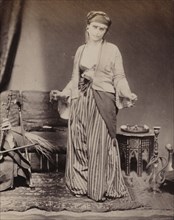 Egyptian Dancing Girl; Roger Fenton, English, 1819 - 1869, 1858; Albumen silver print
