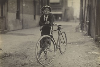 Messenger Boy for Mackay Telegraph Company, Waco, Texas; Lewis W. Hine, American, 1874 - 1940, Waco, Texas, United States