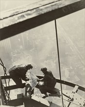 Empire State Building, New York; Lewis W. Hine, American, 1874 - 1940, New York, New York, United States; 1931; Gelatin silver