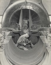 Heart of the Turbine; Lewis W. Hine, American, 1874 - 1940, United States; 1930; Gelatin silver print; 24.1 x 19.4 cm