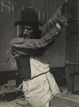 Freight Brakeman, New York Central Lines; Lewis W. Hine, American, 1874 - 1940, New York, New York, United States; 1921