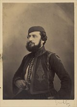 Portrait of a Man in Near Eastern Clothing; Gustave Le Gray, French, 1820 - 1884, after 1860; Albumen silver print