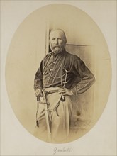 Portrait of Giuseppe Garibaldi; Gustave Le Gray, French, 1820 - 1884, Palermo, Sicily, Italy; June 1860; Albumen silver print