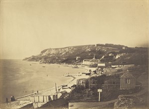 Le Havre, la plage vers Sainte-Adresse et le Cap de le Heve; Gustave Le Gray, French, 1820 - 1884, Le Havre, France; 1856