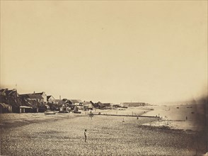 The Beach at Saint-Adresse; Gustave Le Gray, French, 1820 - 1884, Sainte-Adresse, Haute-Normandie, France; 1856; Albumen silver