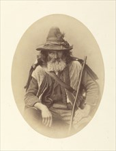 Italian Street Musician, Pifferaro, Gustave Le Gray, French, 1820 - 1884, Italy, ?, about 1855; Albumen silver print