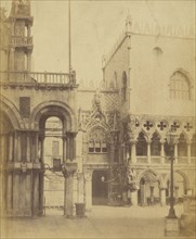 Doges Palace, Venice; Charles Marville, French, 1813 - 1879, Venice, Veneto, Italy; 1850 - 1853; Salted paper print