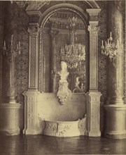 Interior of a Palace, probably the Hotel de Ville, Paris; Charles Marville, French, 1813 - 1879, Paris, France; 1860 - 1869