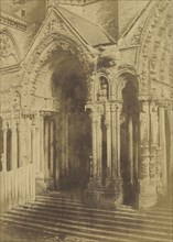 Cathédrale de Chartres. Portail Septentrional; Charles Marville, French, 1813 - 1879, Louis Désiré Blanquart-Evrard French