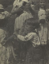 Happy Days; Gertrude Käsebier, American, 1852 - 1934, Newport, Rhode Island, United States; 1903; Platinum print