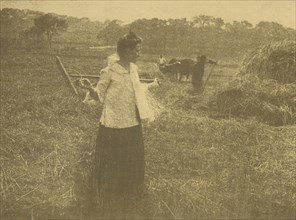 Gertrude O'Malley in Field with Rake; Gertrude Käsebier, American, 1852 - 1934, Newport, Rhode Island, ?, United States; 1904
