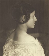 Head of a Young Girl; Gertrude Käsebier, American, 1852 - 1934, Paris, ?, France; 1894; Platinum print; 15.7 x 13.8 cm