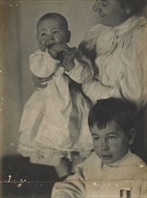 Gertrude O'Malley, Charles and baby Elizabeth; Gertrude Käsebier, American, 1852 - 1934, New York, New York, United States