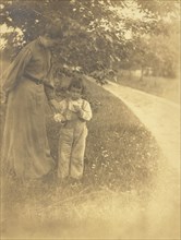 Gertrude O'Malley and son Charles; Gertrude Käsebier, American, 1852 - 1934, New York, New York, United States; 1903; Platinum