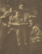Hermine Turner with Mina and Mason Turner and Elizabeth O'Malley; Gertrude Käsebier, American, 1852 - 1934, Waban