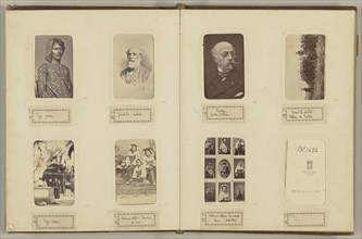 Catholic Royalist Album of cartes-de-visite; C. Basset, French, active Rouen, France 1860s - 1870s, A. Billard French, active