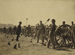 First Artillery New York, Chancellorsville, Virginia; Attributed to A.J. Russell, American, 1830 - 1902, Chancellorsville