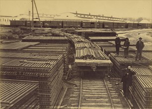 Rails of the Manassas Gap Railroad; A.J. Russell, American, 1830 - 1902, Alexandria, Virginia, United States; about January