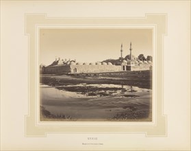 Syrie, Syria, Mosquée de la Dervicherie à Damas; Félix Bonfils, French, 1831 - 1885, Alais, France; 1877; Tinted Albumen silver