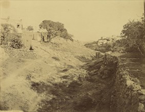 Kaleppa. Old wall on the outskirts of town; William J. Stillman, American, 1828 - 1901, 1860s; Albumen silver print