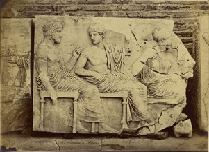 Frise du Parthenon; Dimitrios Constantin, Greek, active 1858 - 1860s, 1860s; Albumen silver print