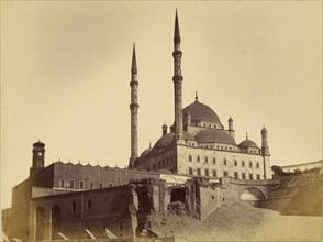 Mosquee de le citadelle - Sant des Mamelouks, Caire; Attributed to Baron Paul des Granges, French ?, active Greece 1860s, 1860