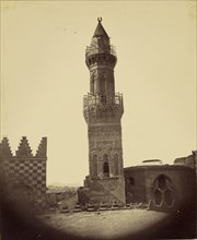 building, probably in Egypt; Attributed to Baron Paul des Granges, French ?, active Greece 1860s, 1860 - 1869; Albumen silver