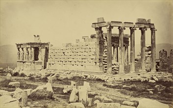 Athens - Erechtehion; Baron Paul des Granges, French ?, active Greece 1860s, 1860 - 1869; Albumen silver print