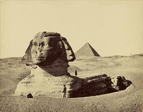 Sphinx; Attributed to Baron Paul des Granges, French ?, active Greece 1860s, 1860 - 1869; Albumen silver print
