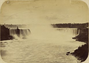 Waterfall; 1870s; Albumen silver print