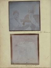 Table Top with Tableware; William Henry Fox Talbot, English, 1800 - 1877, possibly June 1840; Salted paper print from a