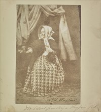 Mrs. Hugh Playfair; Sir Hugh Lyon Playfair, British, active 1850s, Copy print by Sir David Brewster Scottish, 1781 - 1868
