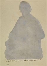 Portrait of a man; British; 1842 - 1843; Salted paper print from a Calotype negative; 8.9 × 6.4 cm 3 1,2 × 2 1,2 in
