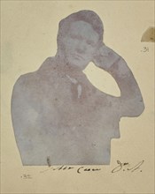 Mr. Caw; Dr. John Adamson, Scottish, 1810 - 1870, 1842 - 1843; Salted paper print from a Calotype negative; 5.2 × 6.2 cm