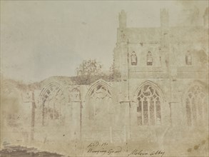 Melrose Abbey; William Henry Fox Talbot, English, 1800 - 1877, October 1844; Salted paper print from a Calotype negative