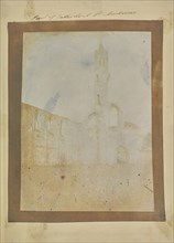 The West Front and South Aisle of St. Andrews Cathedral from the Northeast; British; about 1843; Salted paper print from a